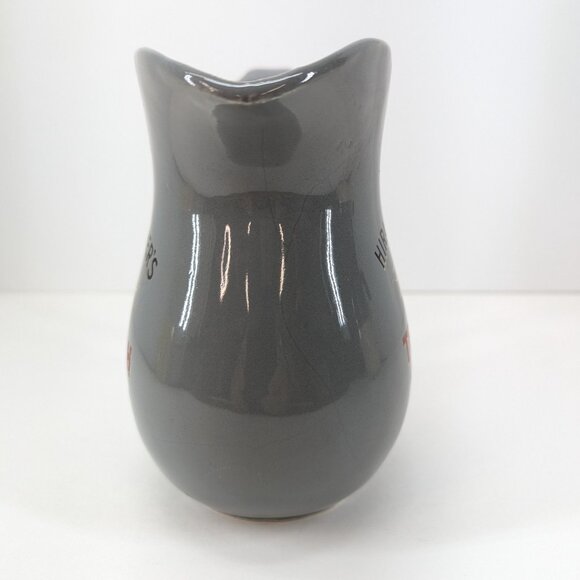 Hiram Walker's Ten High A True Bourbon Gray Advertising Pub Jug Water Jug - Picture 2 of 6